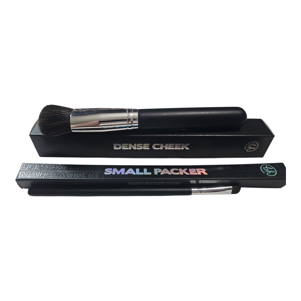 Dense Cheek & Small Eye Packer Black Makeup Brush Set NEWIN BOX